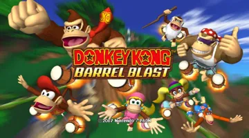 Donkey Kong- Barrel Blast screen shot title